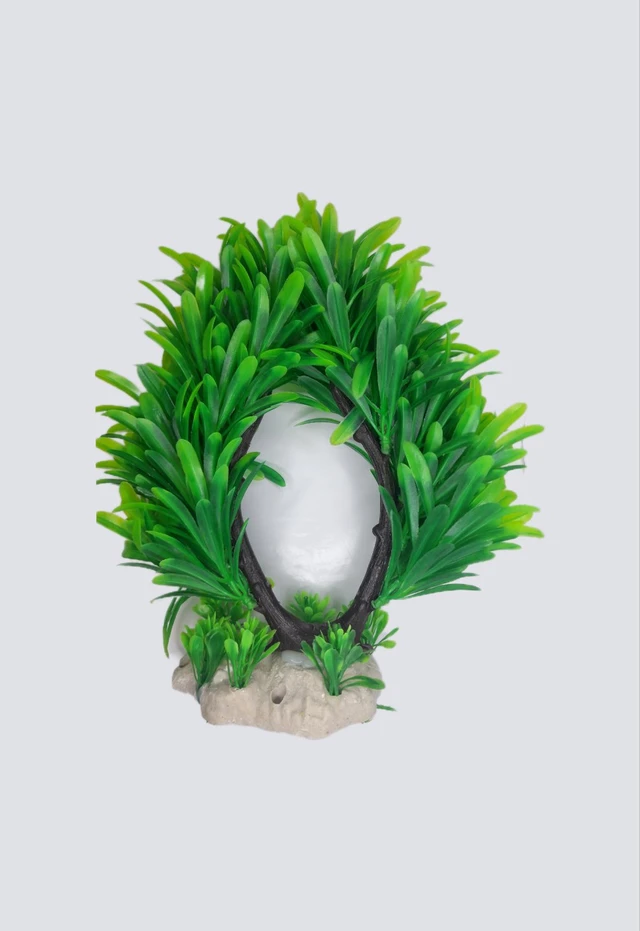 Artificial Plant For Decorate Aquarium| Soft Plastic Material - Green, 6015