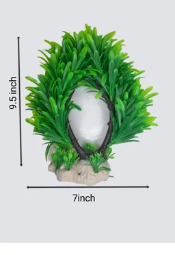 Artificial Plant For Decorate Aquarium| Soft Plastic Material - Green, 6015