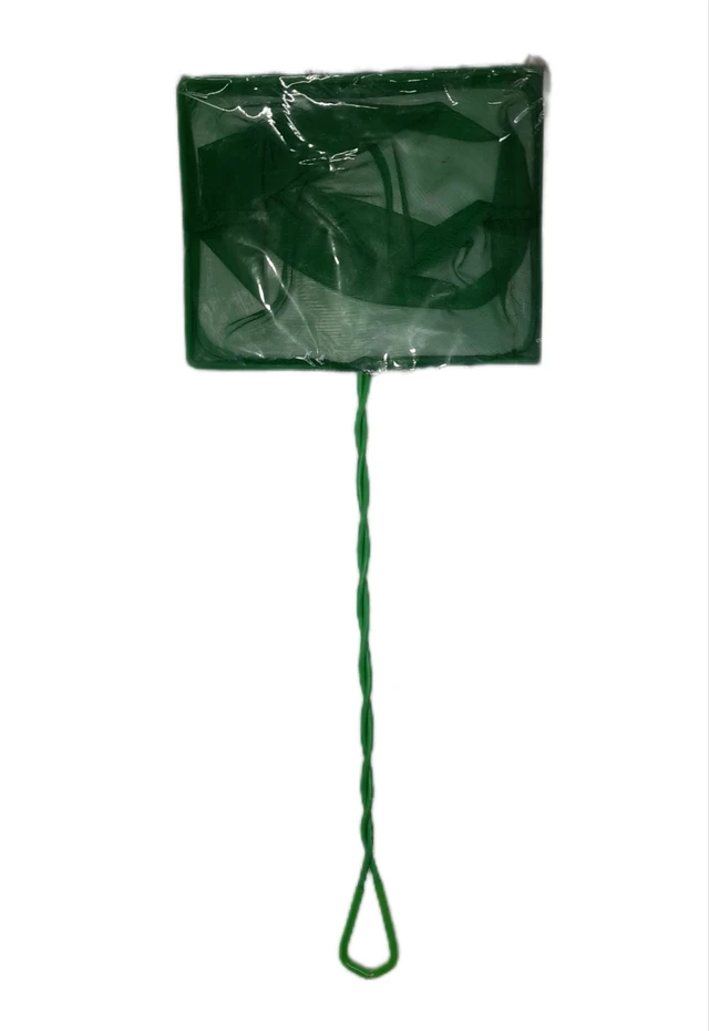 Fish Catching Net For Aquarium Purposes - Green, 10 Inch