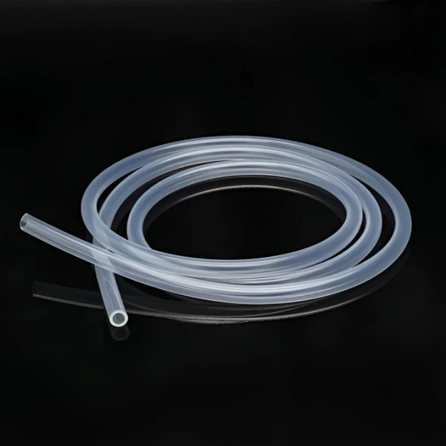 Silicon Transparent Pipe For Aquarium And Other Uses|Outer Diameter-5mm, Inner Diameter-4mm - 150 Feet