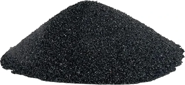 25 KG Black Color Sugar Size Sand For Decor Aquarium, Terrarium, Garden Pot etc. - 25 Kg, Black