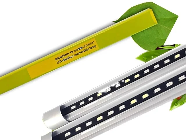 T8 Aquarium Light Discolour|Waterproof|Changeable Colour - 57 Cm/ D-800