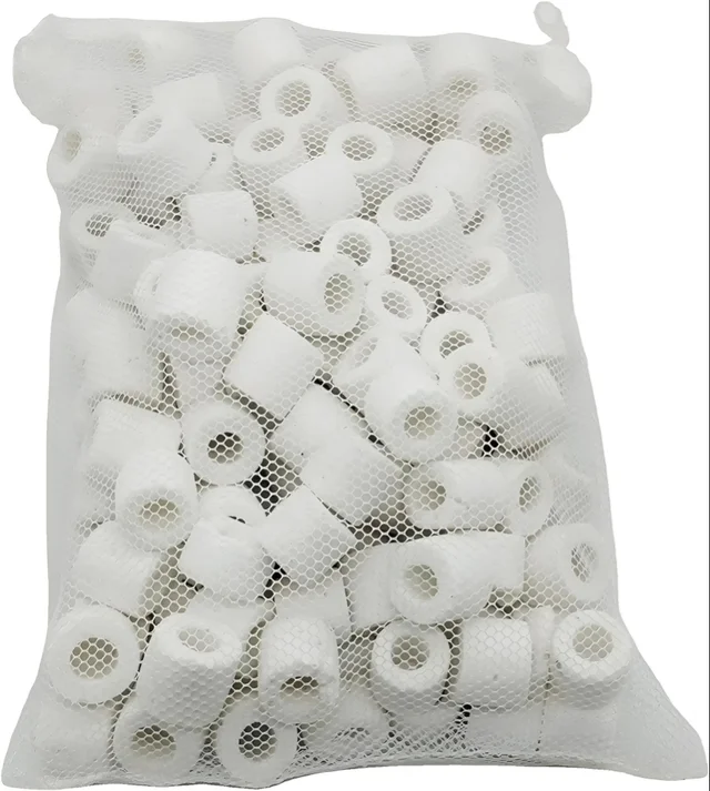 Ceramic Ring For Aquarium Filter Media Use|With Bag - 250 Gm