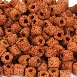 Red Ceramic Ring For Aquarium Filter Media Use - 250 Gm