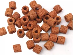 Red Ceramic Ring For Aquarium Filter Media Use - 250 Gm