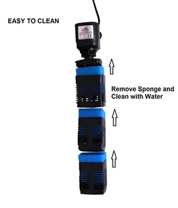 Venus Aqua VS-3800F With 3-Stage Filter Chamber | High Performance Aquarium Internal Filter – 40W, 3800 L/H - 3-Stage, VS-3800F, 40W