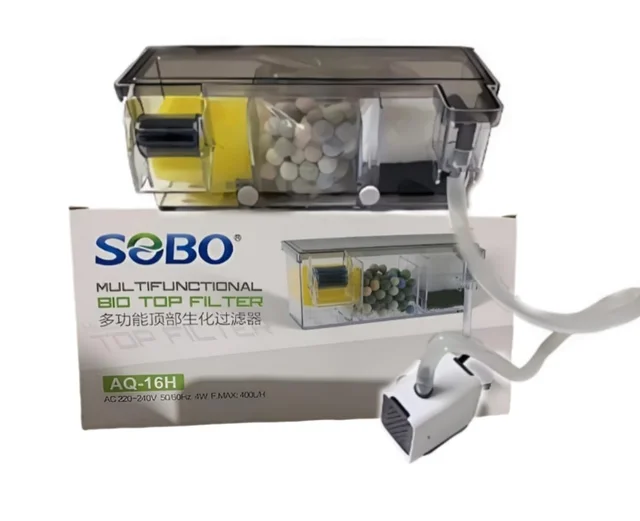 SOBO Aquarium Top Filter – SOBO Multifunctional Bio Top Filter for Efficient Water Filtration - AQ 16H