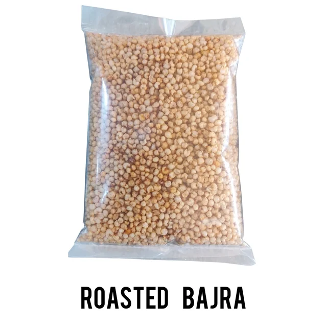 Santushti namkeen Roasted Bajra puffs, 90 gms, namkeen tomato flavour