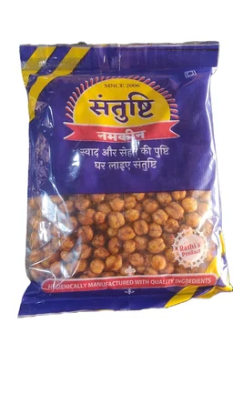 SANTUSHTI NAMKEEN KABULI CHANA, 250 gms, spicy flavour, made in groundnut oil - 250 gms