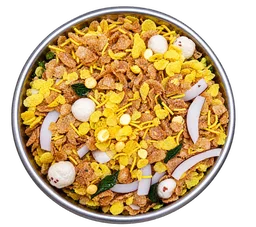 Santushti namkeen Rice and wheat flakes mixture with khopra and makhana, 200 gms