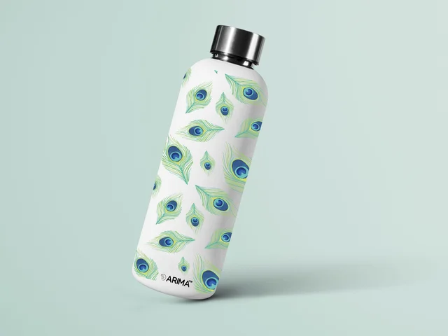 980ml Arima UV & 3D Printed - Feather Peackock Krishnar- White