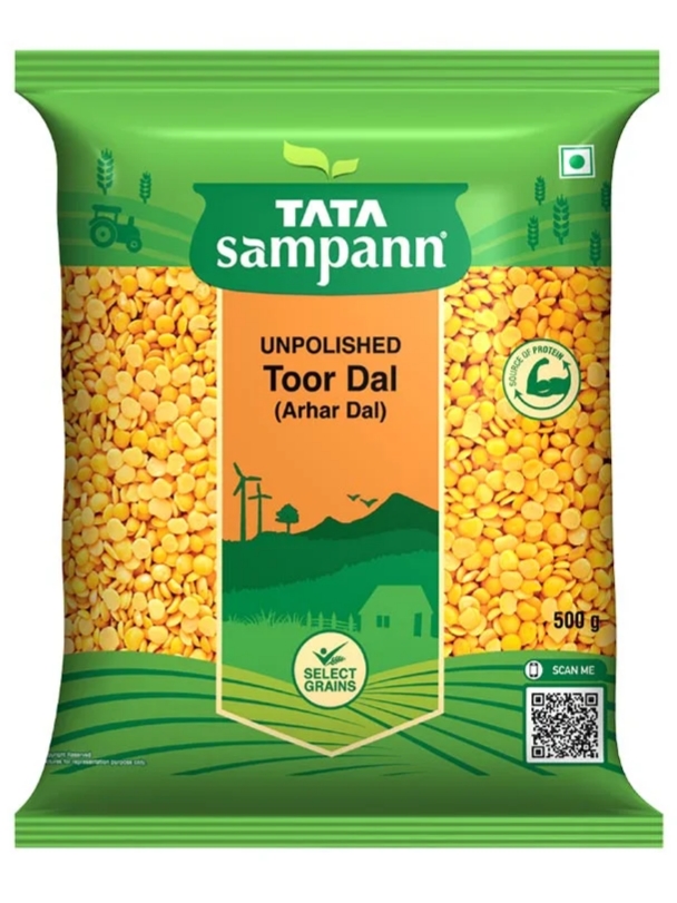 Tata Sanpann Toor / Arhar Dal - 500GM