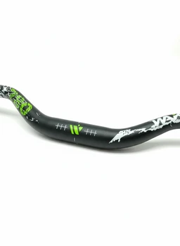 WAKE RISER Aluminum Alloy MTB Handlebar Mountain Bike Handle Bar Bicycle Cycling 780MM Anodized Handlebar