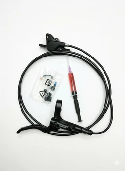 Shimano Hydraulic Rear Disc Brake MT201 With Shimano 5ml Bleeding Oil and Bleeding Needle (230mm)