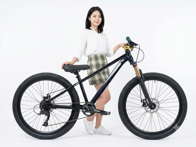 Custom build MTB Stunt Cycle Full Black with lock-out Suspension And Dual Disc Brakes. 26T Alloy steel Frame and Alloy 6061 Handle bar and short stem