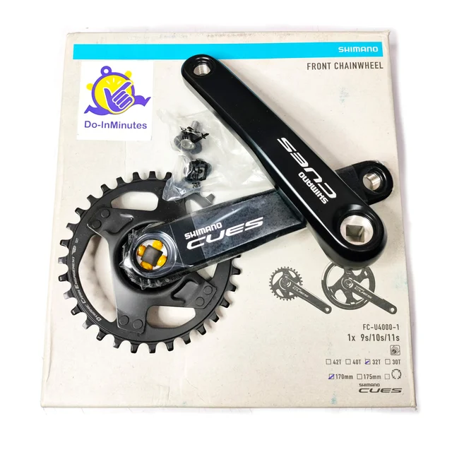 Shimano Cues FC-U4000-1 Square Taper Crankset (Black)