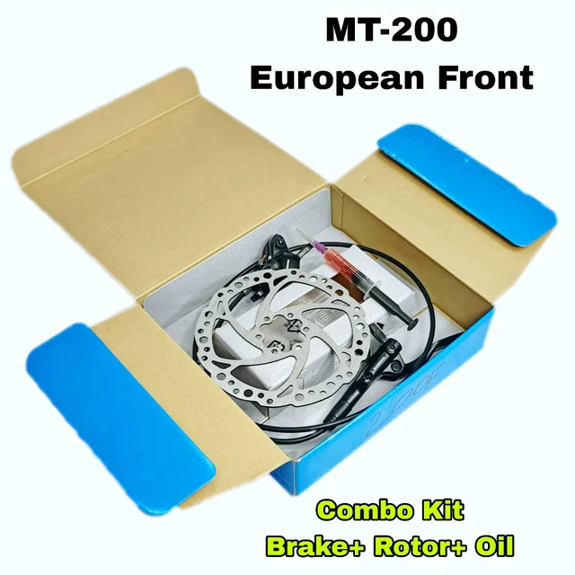 Shimano MT200 Hydraulic Disc Brake Front Only With Rotor 160mm And 5ml Needle Combo