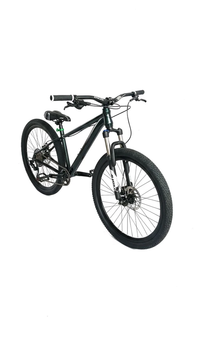 Custom Build MTB Stunt Cycle With Shimano Dual Hydraulic Disc Brake And Zoom Macera Suspension Fork 26" Wheel Size 14" Down Frame  1 X 10 Speed Shimano Group Set.