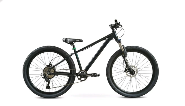 Custom Build MTB Stunt Cycle With Shimano Dual Hydraulic Disc Brake And Zoom Macera Suspension Fork 26" Wheel Size 14" Down Frame 1 X 10 Speed Shimano Group Set.