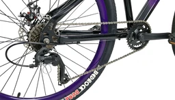 Custom Build mtb stunt cycle purple and black combination with Alloy-steel body