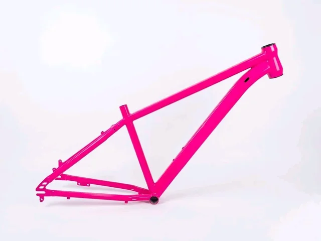 MTB Stunt Cycle Frame Alloy Steel Pink Color 