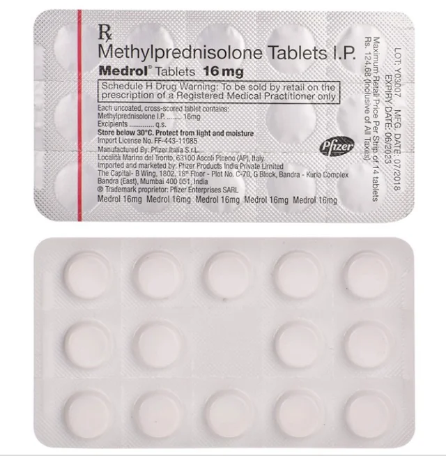 Medrol 16mg Tablet - Prescription Required