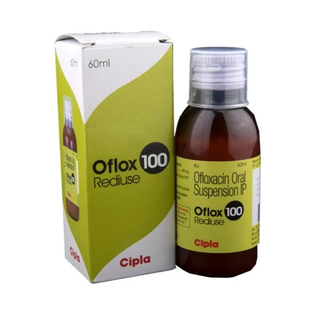 Oflox 100 Rediuse Oral Suspension - Prescription Required