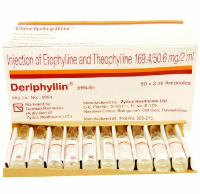 Deriphyllin Injection - Prescription Required