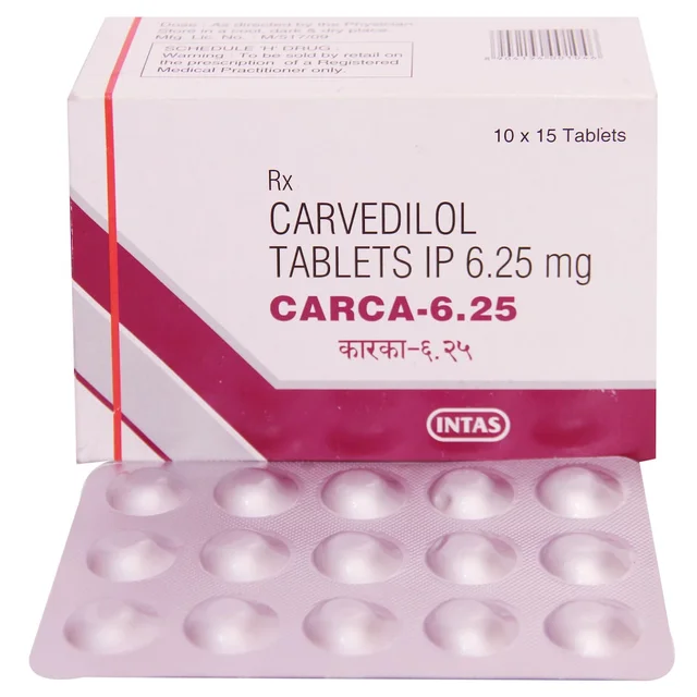 Carca 6.25 Tablet - Prescription Required