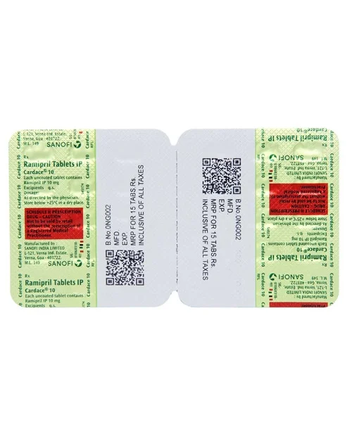 Cardace10 Tablet - Prescription Required