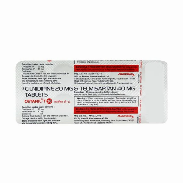 Cetanil T 20 Tablet - Prescription Required