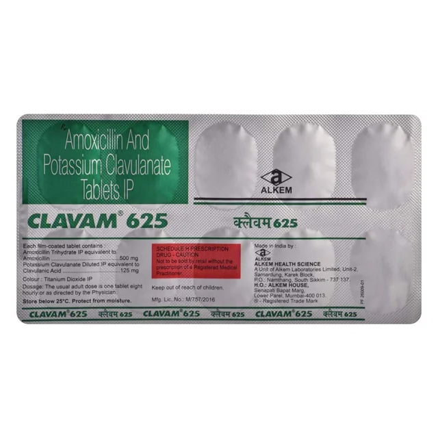 Clavam 625 Tablet - Prescription Required