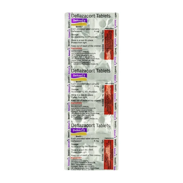 Defcort 6 Tablet - Prescription Required