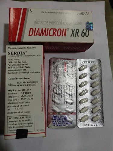 Diamicron XR 60 Tablet - Prescription Required