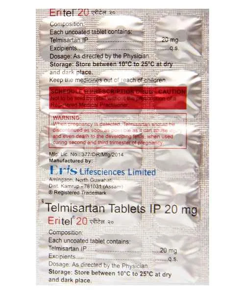 Eritel 20 Tablet - Prescription Required
