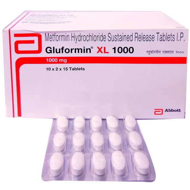 Gluformin XL 1000 Tablet - Prescription Required