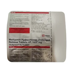 Gluformin XL 1000 Tablet - Prescription Required