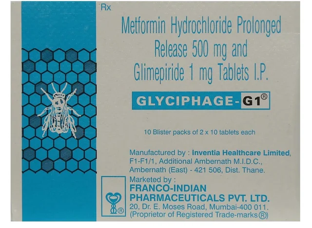 Glyciphage-G 1 Tablet - Prescription Required