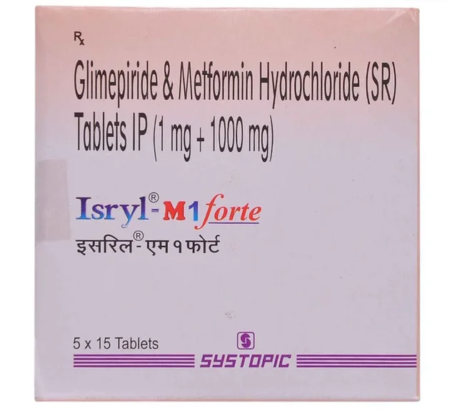 Isryl-M 1 Forte Tablet - Prescription Required