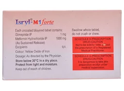 Isryl-M 1 Forte Tablet - Prescription Required