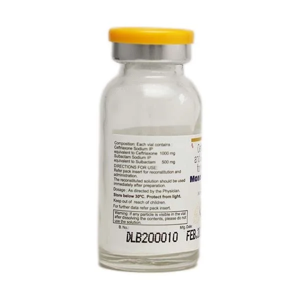 Monocef-SB 1g Injection - Prescription Required