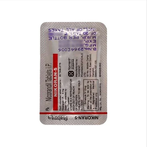 Nikoran 5 Tablet - Prescription Required
