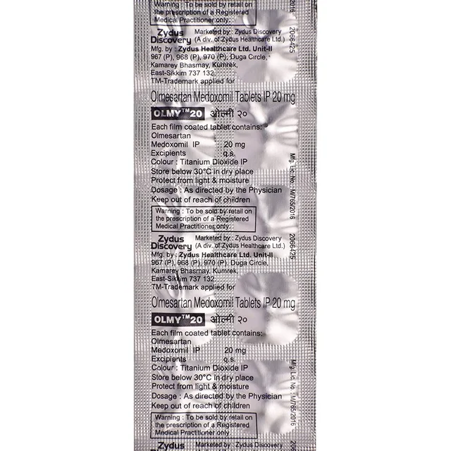 Olmy 20 Tablet - Prescription Required