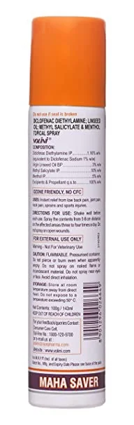 VOLINI SPRAY 100GM