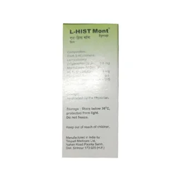 L-Hist Mont Syrup - Prescription Required