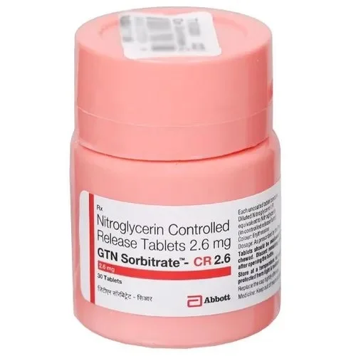 GTN Sorbitrate CR 2.6 Tablet - Prescription Required
