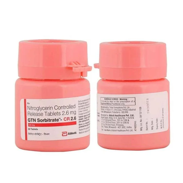 GTN Sorbitrate CR 2.6 Tablet - Prescription Required