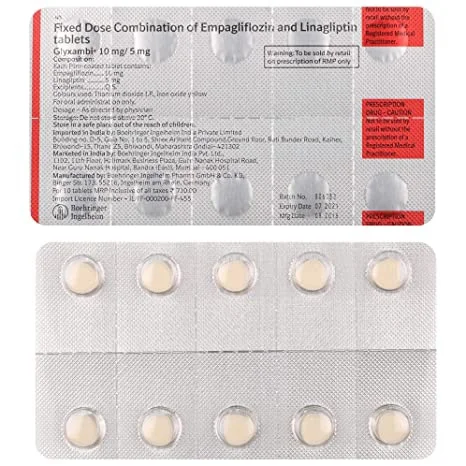 Glyxambi 10mg/5mg Tablet - Prescription Required