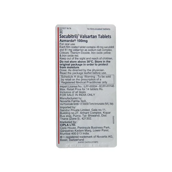 Azmarda 100mg Tablet - Prescription Required