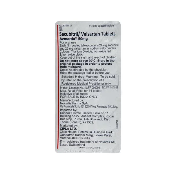 Azmarda 50mg Tablet - Prescription Required